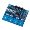 4-way Capacitive Touch Switch Module โมดูลสวิตช์สัมผัสแบบ 4 ปุ่ม สต็อกไทยส่งไว