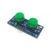 โมดูลสวิสต์ 2 ปุ่มสีเขียว แบบกดติดปล่อยดับ 3.3 - 5V Button switch module สต็อกไทยส่งไว