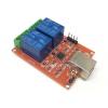 Usb Relay 2 Channal Module โมดูลรีเลย์ 2 ช่องควบคุมผ่าน USB