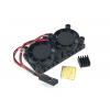 Dual Fan Radiator Module for Raspberry Pi 3B+/3B/4B