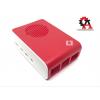 Raspberry pi 4 case เคสพลาสติกสำหรับ ราสเบอรี่พาย 4 สีขาว-แดง