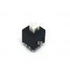 8X8mm Black Cap Self-locking Type Square Button Switch