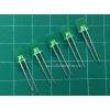 2x5x7 Square Green LED สีเขียวเหลือง