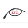 Female connector Jack 5.5x2.1mm สายยาว 0.5m 18AWG