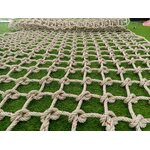 ตาข่ายเชือกใยยักษ์ ถักปม