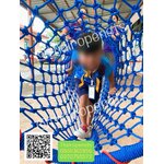 ตาข่ายอุโมงค์ ปีนคลาน สีน้ำเงิน