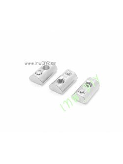 T-nut M4 แบบล็อคได้สำหรับอลูมิเนียมโปรไฟล์ Series 20 / ชิ้น
