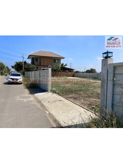 ที่ดิน 90 ตร.ว. บางบัวทอง ซ.ลำโพ 25 ใกล้สารสาสน์ฯบางบัวทอง ถ.กาญจนาภิเษก นนทบุรี ที่ดินแปลงสวย ถมแล้ว+ล้อมรั้วคอนกรีต