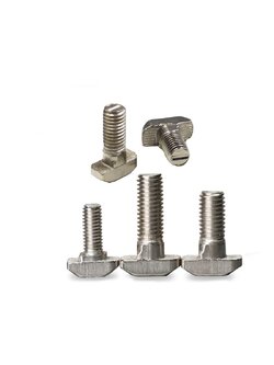 T-bolt M8 สกรูหัวค้อน สำหรับอลูมิเนียมโปรไฟล์ series 45 / ชิ้น