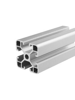 อลูมิเนียมโปรไฟล์ Aluminium Profile 4040 ร่อง 40 (Silver) / 10cm.