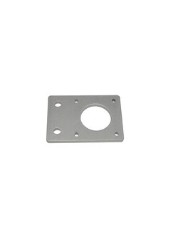Plate ยึด stepper motor สีขาว