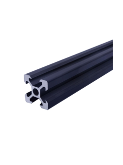 อลูมิเนียมโปรไฟล์ v-slot 2020 (Black) /ราคาต่อ10 cm.