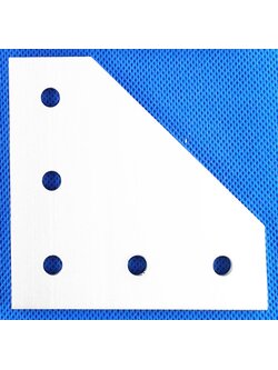 Cast 90 Degree Corner Bracket for 3030L - 5 holes - screw M6