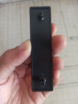 พลาสติกสีดำปิดหัวอะลูมิเนียมโปรไฟล์ 2080