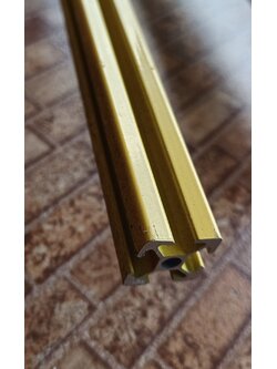 อลูมิเนียมโปรไฟล์ สีเหลือง Aluminium Profile Yellow 20 / 10 cm