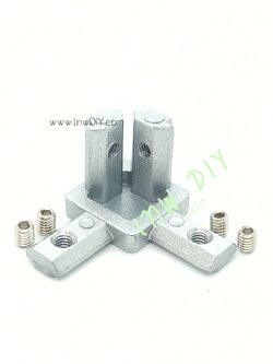 Three-Type Bracket M4 สำหรับอลูมิเนียมโปรไฟล์ Series 20