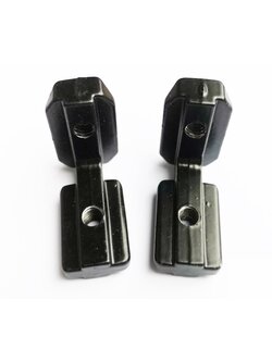 Inner Bracket M4 สำหรับอลูมิเนียมโปรไฟล์ Series 20 (Black) แถมฟรีตัวหนอน / ชิ้น