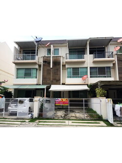 ทาวน์โฮม ม.บ้านใหม่ วงแหวน-เทพารักษ์ 3 ชั้น 22.2 ตร.ว. โครงการติดถนนใหญ่เทพารักษ์ บางพลี สมุทรปราการ บ้านสวย น่าอยู่
