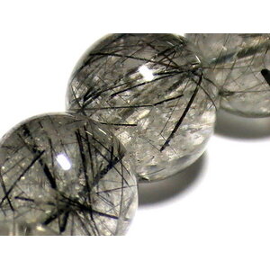แก้วขนเหล็ก Black Rutile Quartz