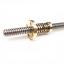 Anti-backlash nut นัททองเหลืองลดการคลาดเคลื่อน Dia8mm Pitch2mm Lead2mm