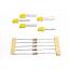 LED ขนาด 5mm สีเหลือง พร้อมตัวต้านทานจำนวน 5 ชุด