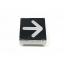 LED ลูกศร ขนาด 22x22mm (สีแดง) 8012R