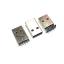 180 Degree feet USB male USB connector