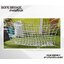 rope bridge สะพานเชือกโพลีเอสเตอร์ถักสีขาว เชือกหนา 8 มิล ช่องตา 10x10 cm.สะพานปีนป่ายฐานลูกเสือ รับทำตามขนาดพร้อมใช้งาน