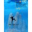 Mesh Sheet ตาข่ายก่อสร้าง ผ้าใบกันฝุ่น สีฟ้า รับตัดตามขนาดที่ต้องการ พร้อมเย็บขอบ+ตอกตาไก่