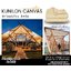 ผ้าใบคลุมหลังคา ผ้าใบคูนิล่อน สีครีม kunilon canvas ขนาด 6x8 เมตร ผ้าใบpvc อย่างดีเคลือบกันน้ำ 2 ด้าน น้ำหนักเบา เคลื่อนย้ายสะดวก กันแดด กันฝน เหนียวทนทาน ใช้งานได้ยาวนาน