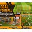 โกลฟุตบอลขนาดมาตรฐาน Sportnet สีส้ม-ขาว Goal football สวมใช้งานได้ทันที โกลประตูฟุตบอล โกลตาข่ายไนล่อน รับทำตามขนาด พร้อมส่ง