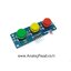 โมดูลสวิตช์ 3 ปุ่ม สีเขียว,เหลือง,แดง แบบกดติดปล่อยดับ 3.3 - 5V Button switch module สต็อกไทยส่งไว