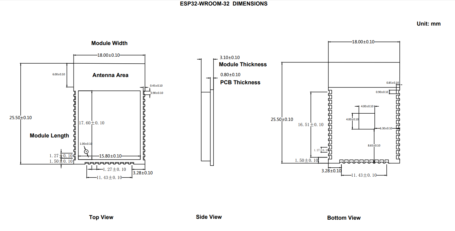 ESP32 Module ESP-WROOM-32