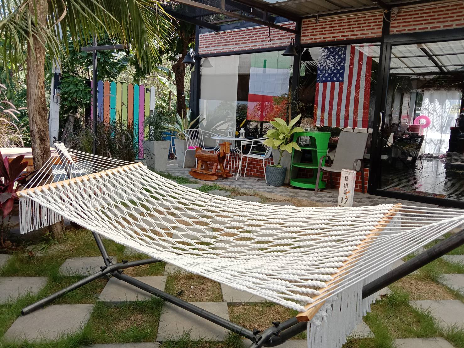 เปลญวน Hammocks (ไม่รวมขาตั้ง)⭐⭐ไม่ขึ้นรา ใช้งานกลางแจ้ง⭐⭐🌈มีสินค้าพร้อมส่ง🌈