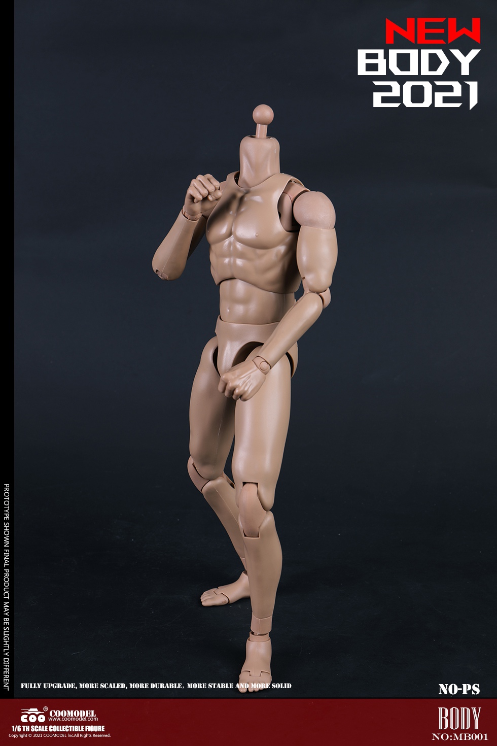 COOMODEL MB001-4 1/6 NEW TYPE MALE BODY