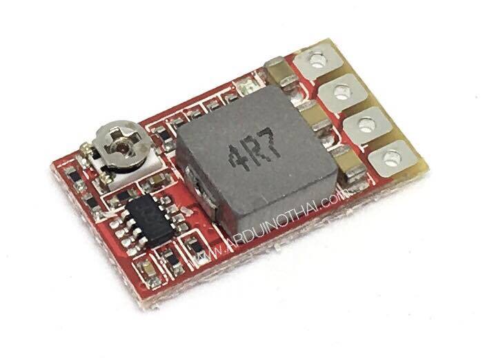 5-24V step-down mini DC-DC step-down module 5-24V to 12V 9V 5V 3.3V 3A โมดูลลดแรงดันขนาดเล็ก สต็อกไทยส่งไว