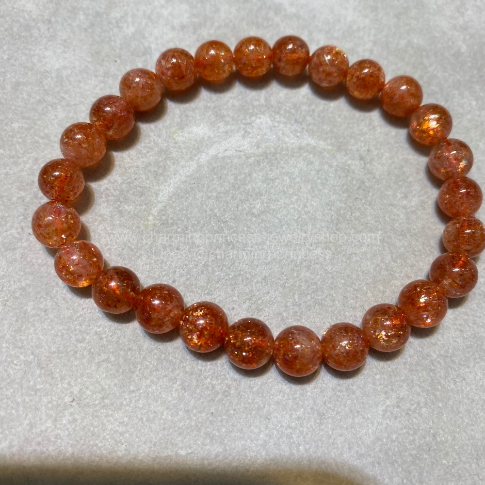 Sunstone ซันสโตน AAA+ 7 มม สวยมีประกายระยิบระยับ