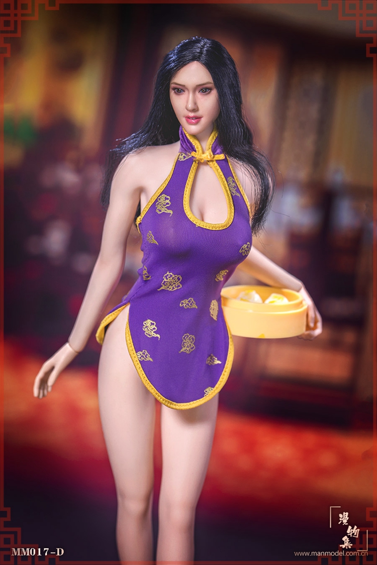 Manmodel MM017-A, B, C, E 1/6 Ultra short cheongsam suit