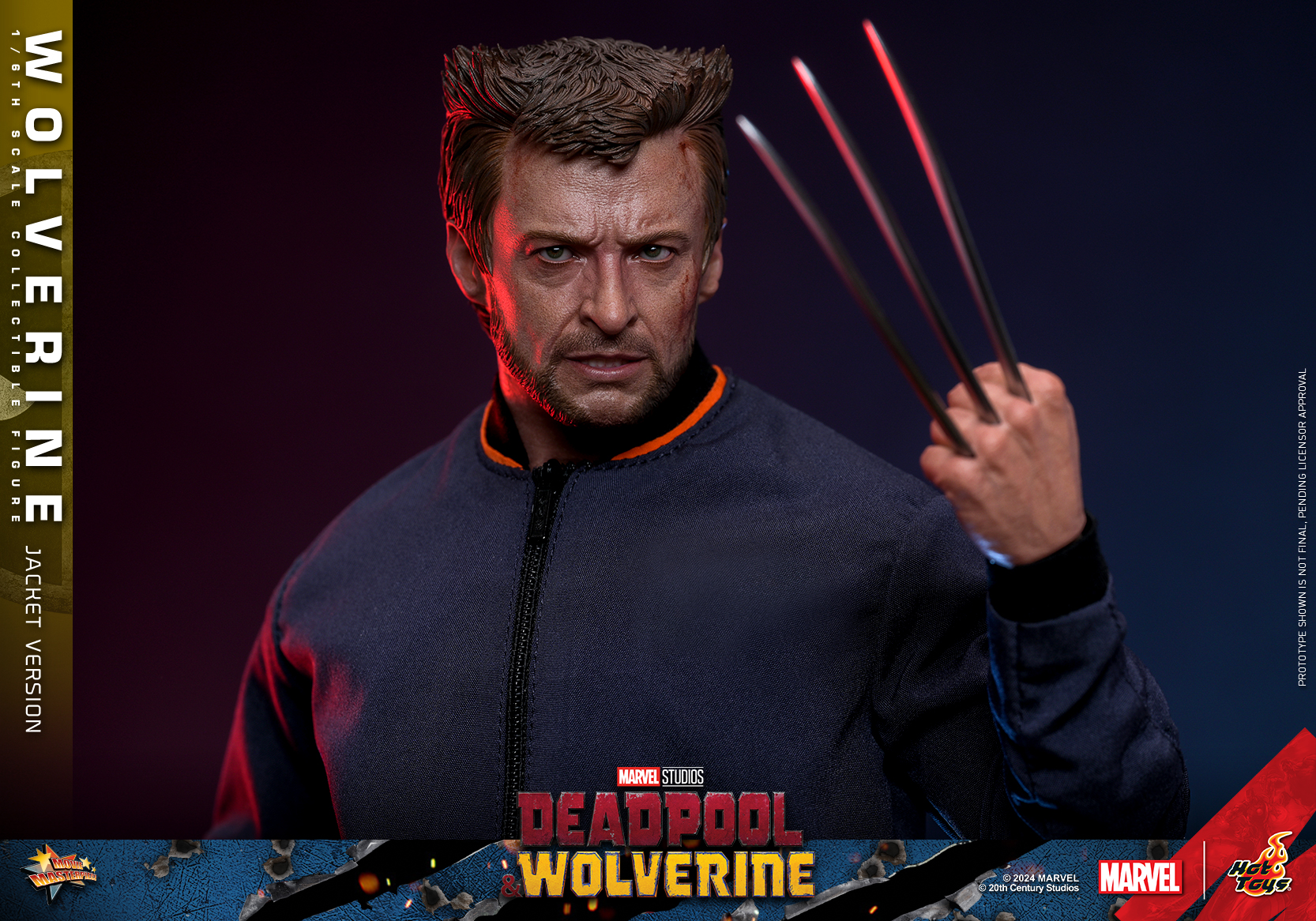 Hot Toys MMS756 Deadpool & Wolverine - Wolverine (Jacket Version)