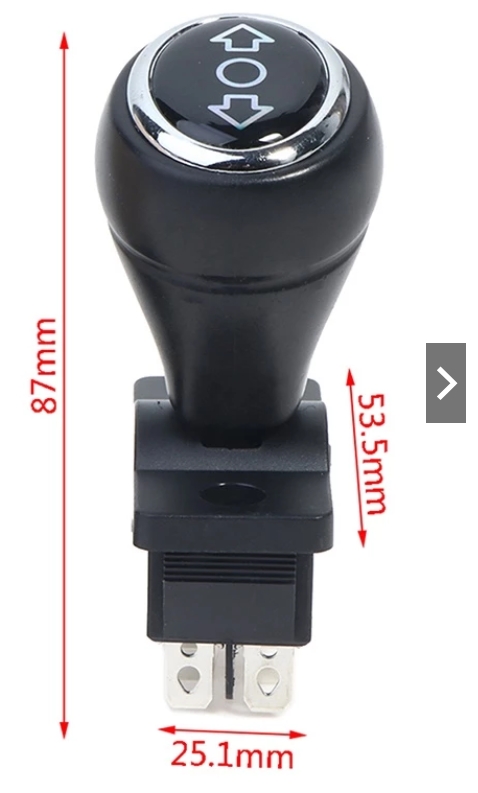 OT233 สวิตช์เกียร์ลูกศรไฟฟ้า ด้านหน้า และด้านหลัง สําหรับเด็ก 1 ชิ้น