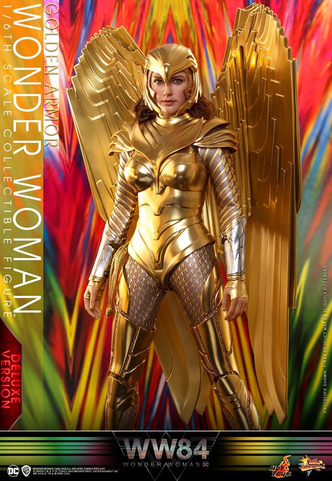 Hot Toys MMS578 Wonder Woman 1984 1/6 Golden Armor Wonder Woman (Deluxe Version)