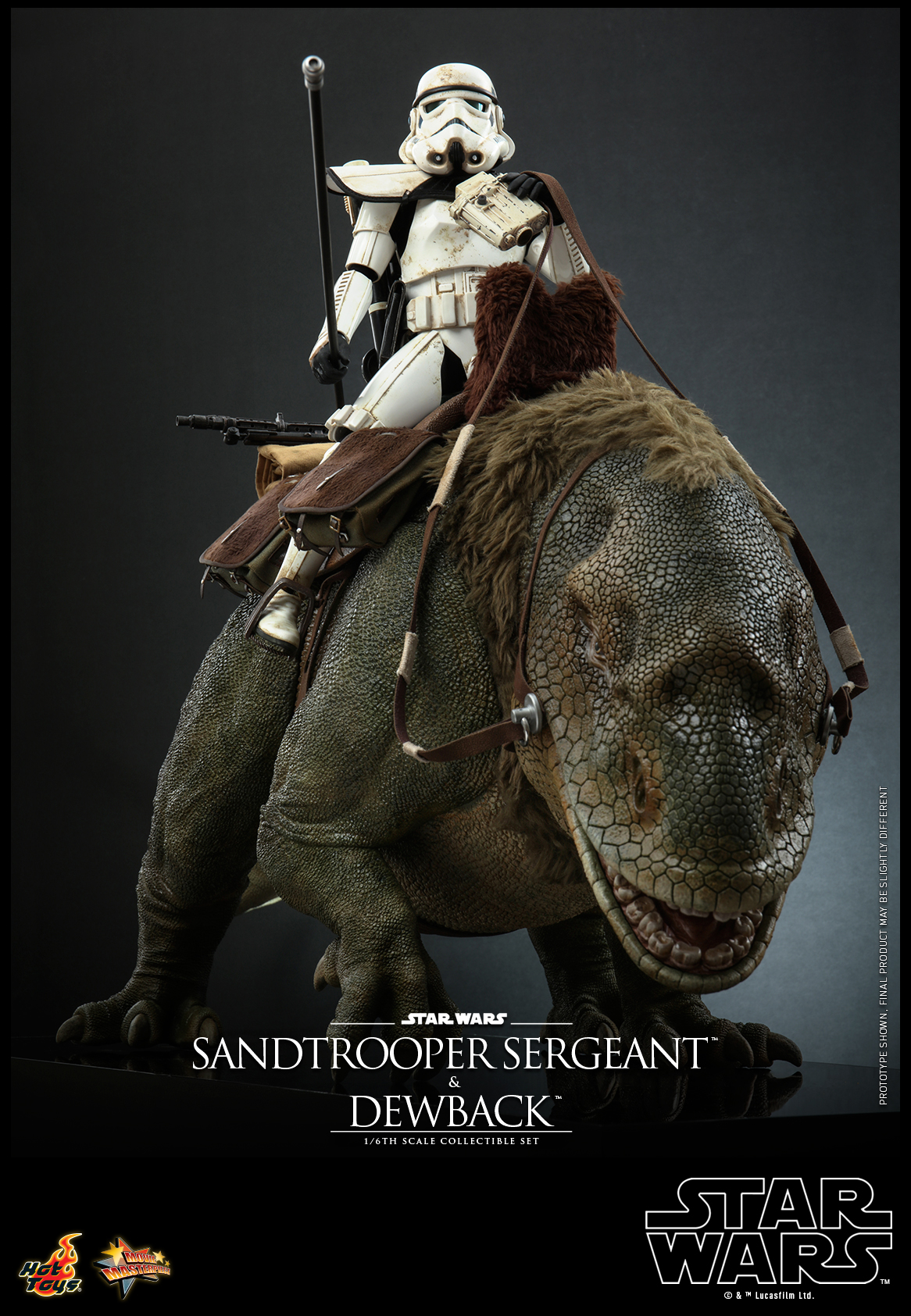 Hot Toys MMS722 1/6 Star Wars Episode IV: A New Hope™ - Sandtrooper Sergeant™ & Dewback™