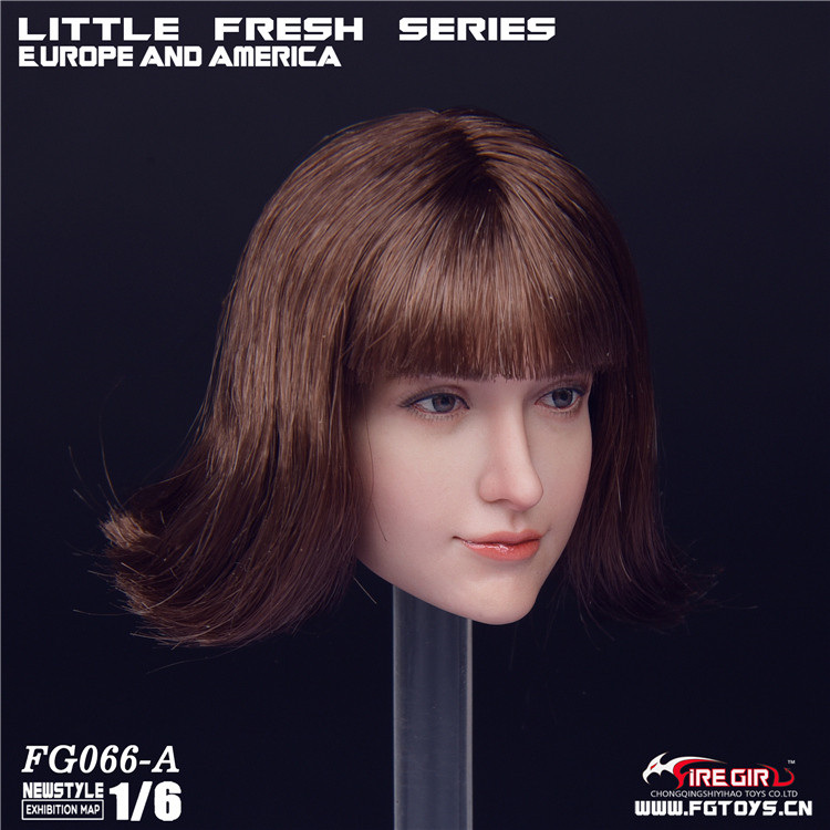 Fire Girl Toys FG066 1/6 European and American sweet women headsculpt