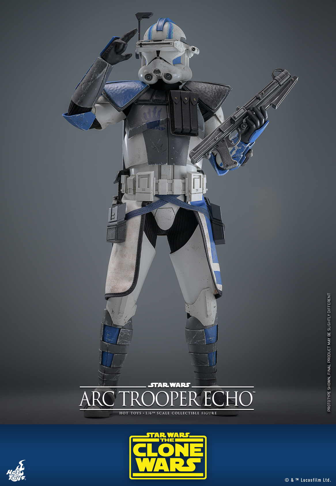 Hot Toys TMS133 Star Wars: The Clone Wars - Arc Trooper Echo