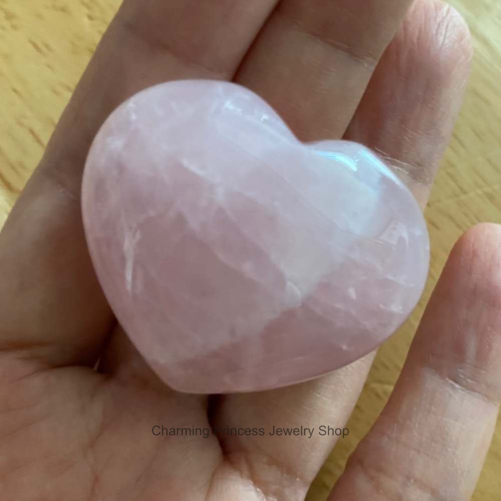 หัวใจโรสควอตส์ เหมาะสำหรับเป็นของชำร่วยงานแต่งงาน หรือของขวัญ ขนาด 40x40x20 มม