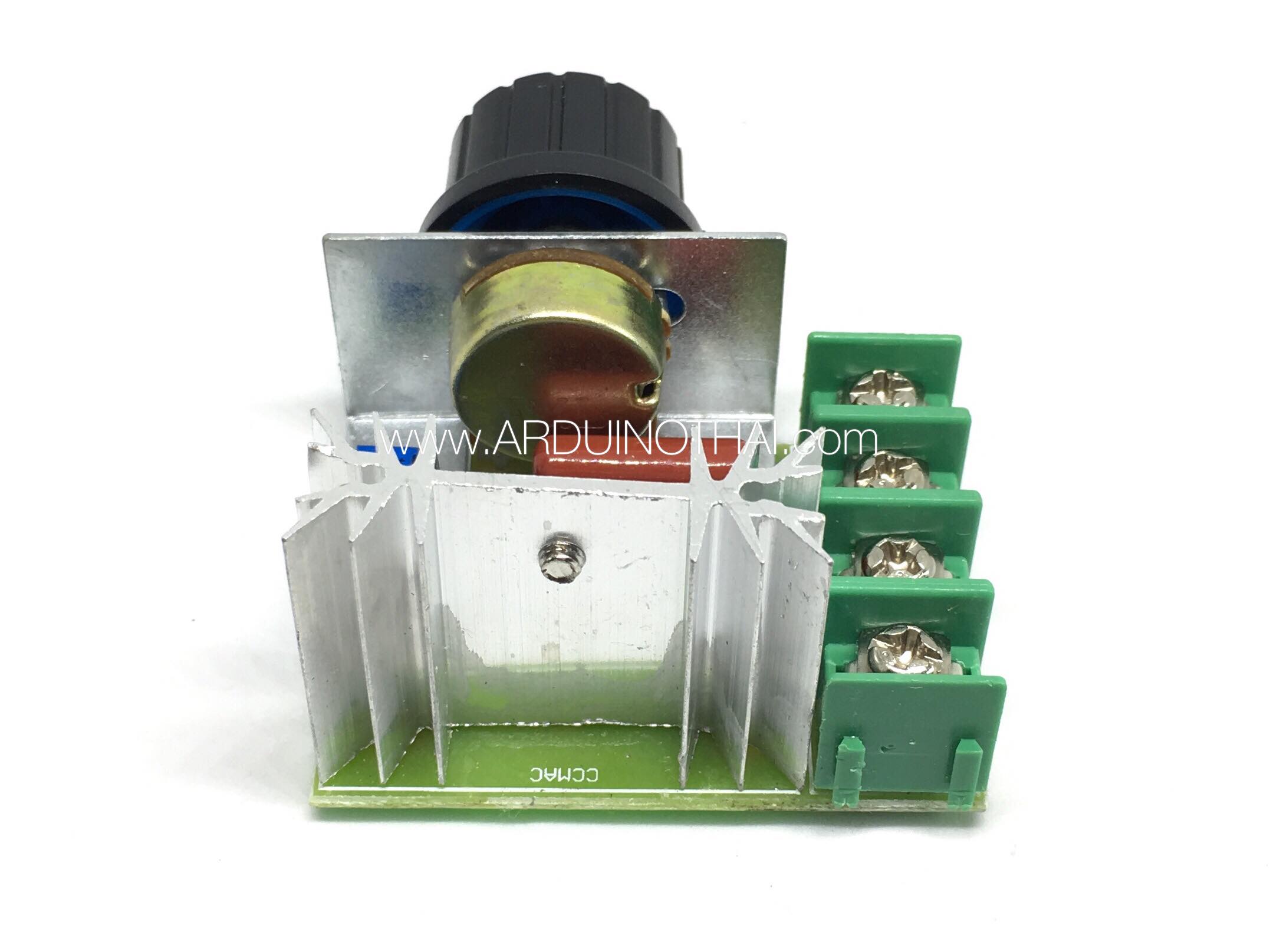 โมดูลปรับความเร็วมอเตอร์และแสงไฟแบบ AC, SCR Voltage Regulator 2000W สต็อกไทยส่งไว