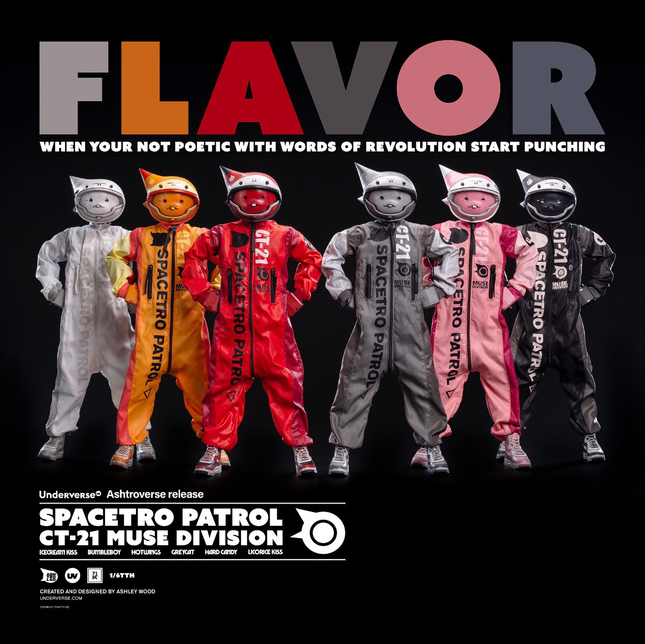 UV UNDERVERSE 1/6 ASHTROVERSE - SPACETRO PATROL (Blind Box)