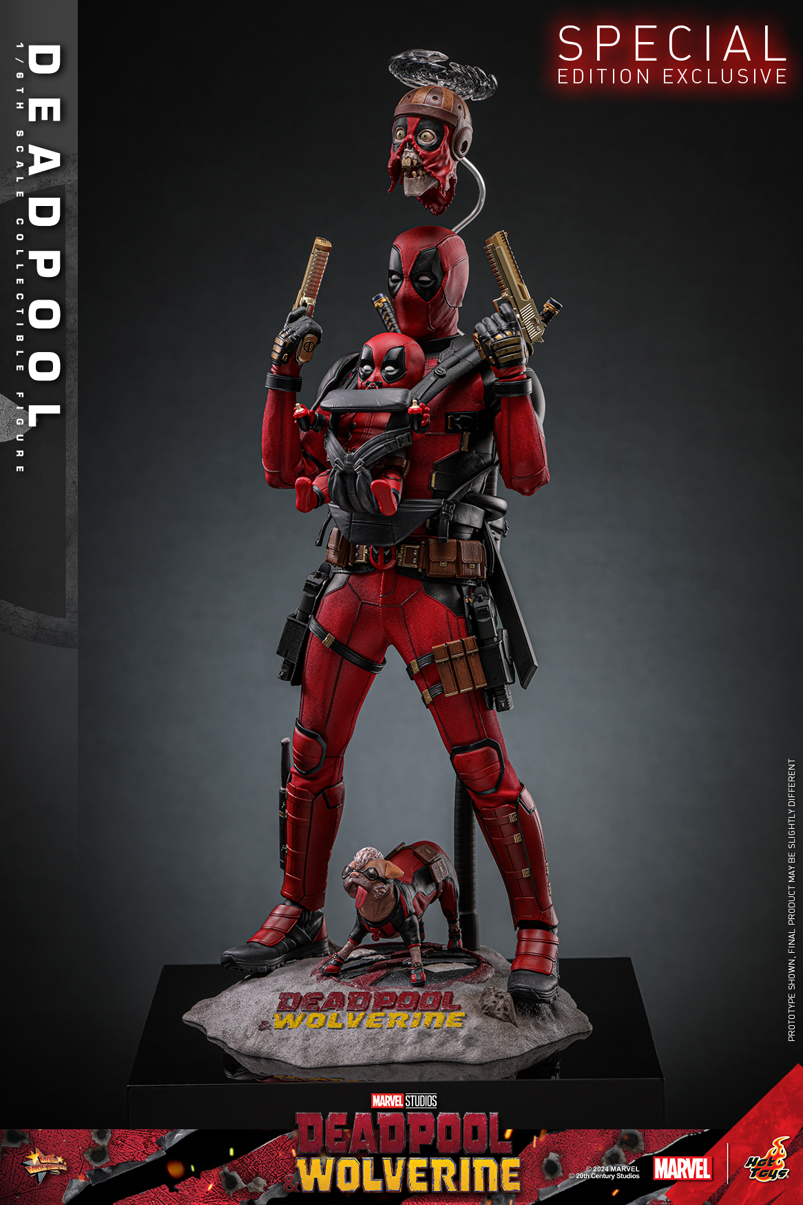 Hot Toys MMS746B Deadpool & Wolverine - Deadpool (Special Edition)