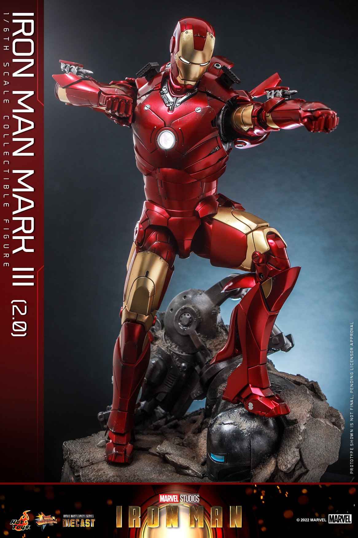 Hot Toys MMS664D48 1/6 Iron Man - Iron Man Mark III (2.0)