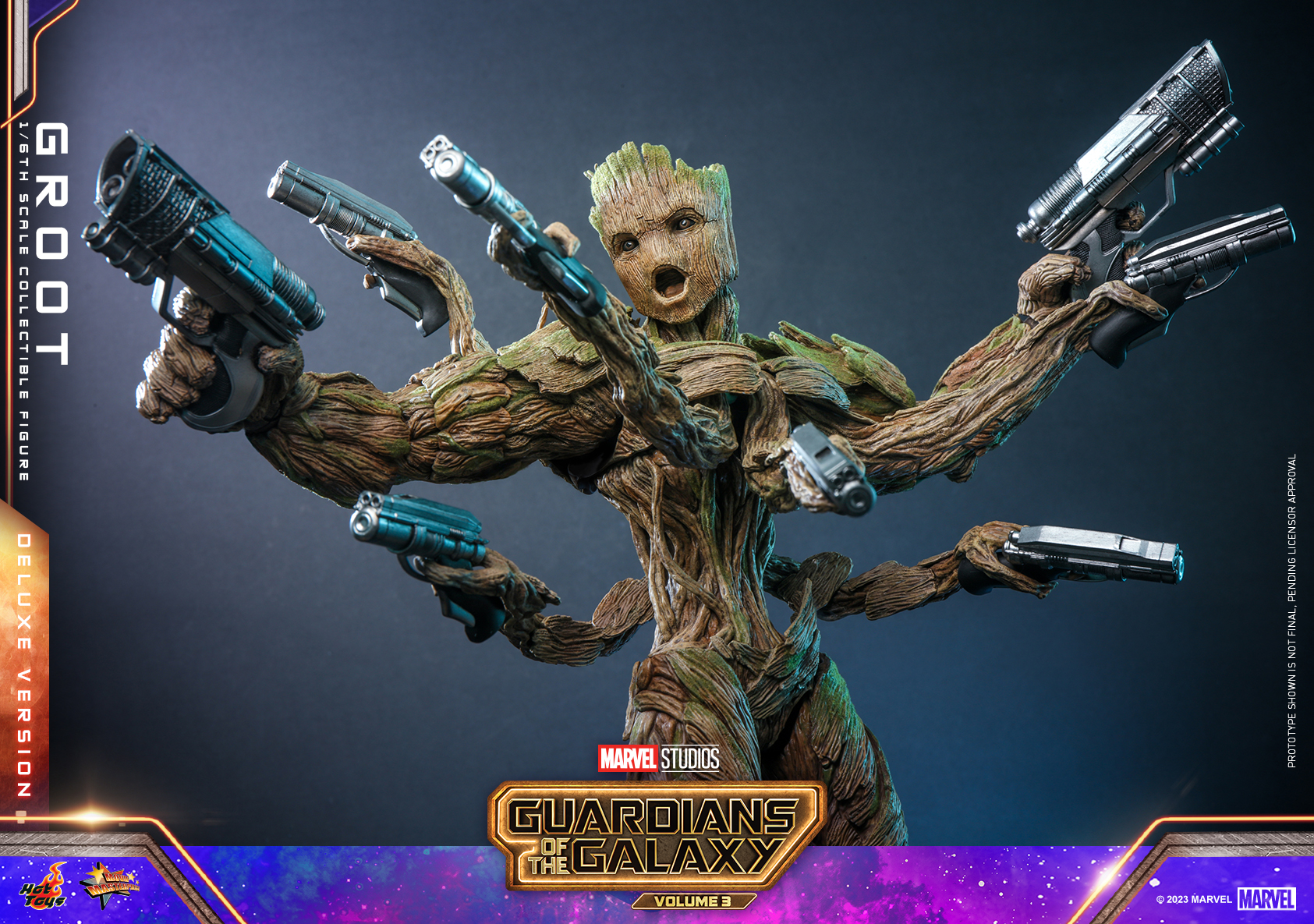 Hot Toys MMS707 1/6 Guardians of the Galaxy Vol. 3 - Groot (Deluxe Version)